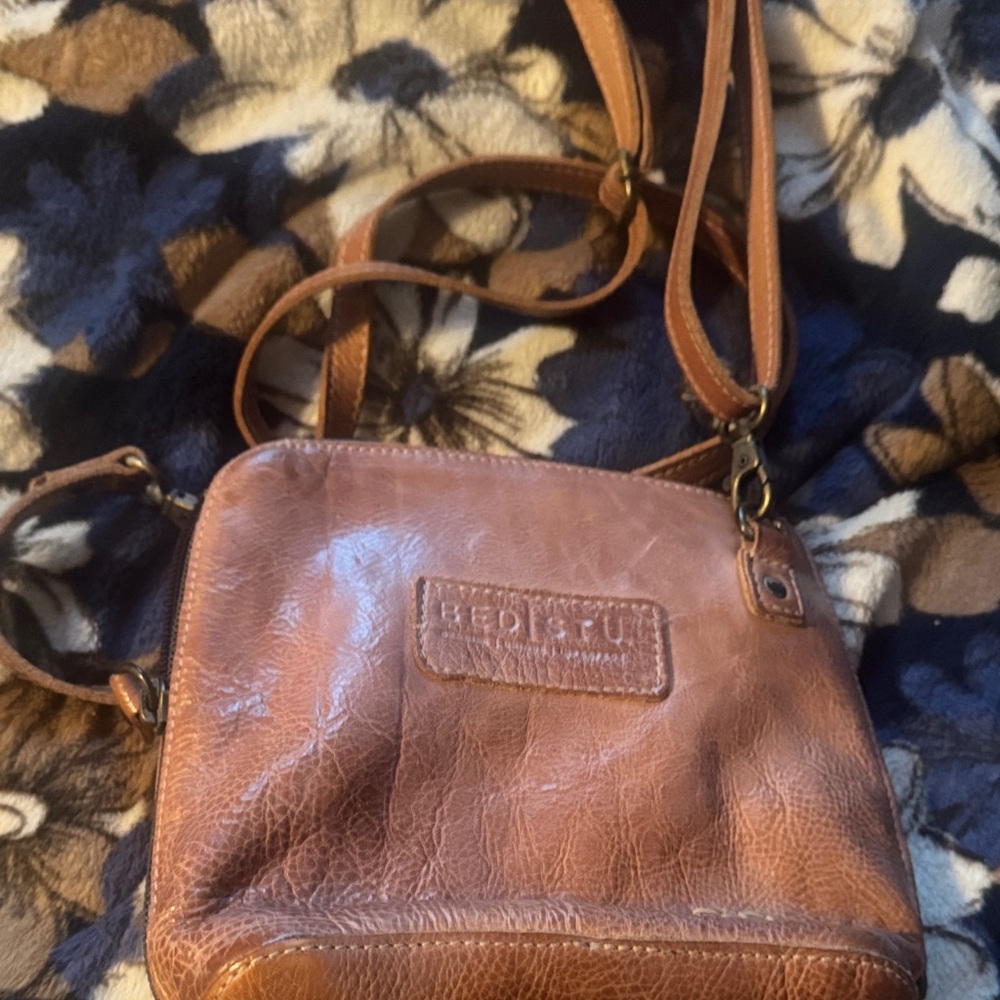 Bed Stu Brown Leather Crossbody Bag - Picture 7 of 7